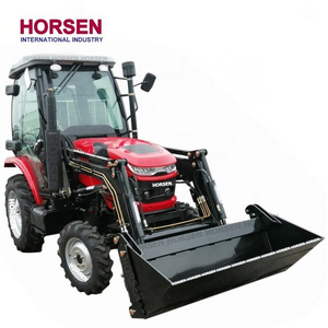 HORSEN  multi functional 50 hp 4WD farm tractor with  heated cab and  front end loader  snow blower for sale