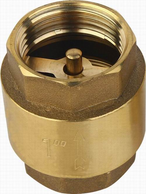 Brass Spring Non Return valve Swing Check Valve Vertical Check Valve