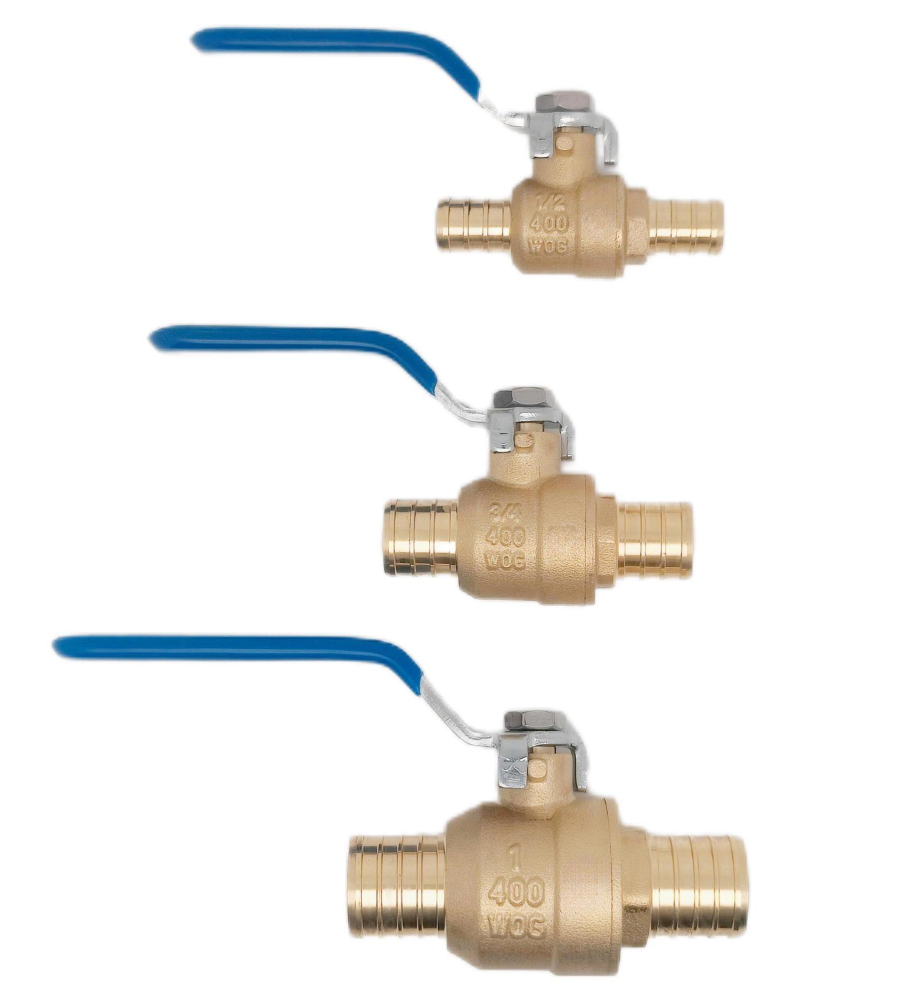 Lead Free F1807 Wog Brass Crimp PEX Ball Valves