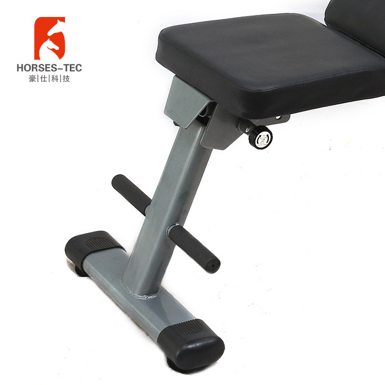 Commercial folding adjustable musculation machine weight bench