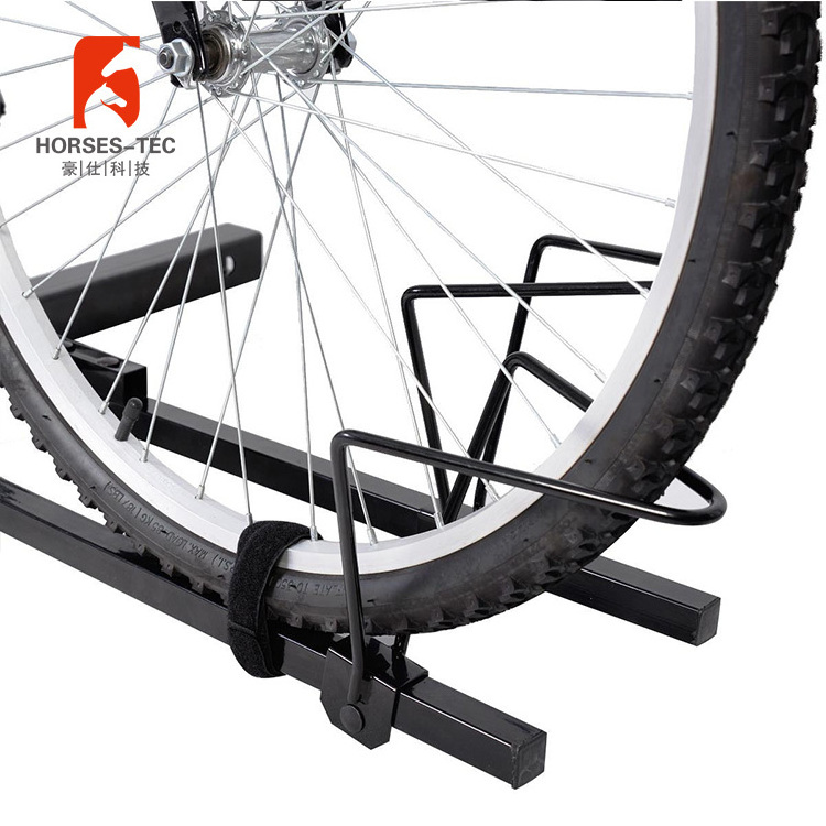 Heavy duty hitch mounted 2 bike rack bicycle carrier