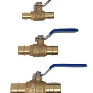 Lead Free F1960 Wog Brass Crimp Pex Ball Valves