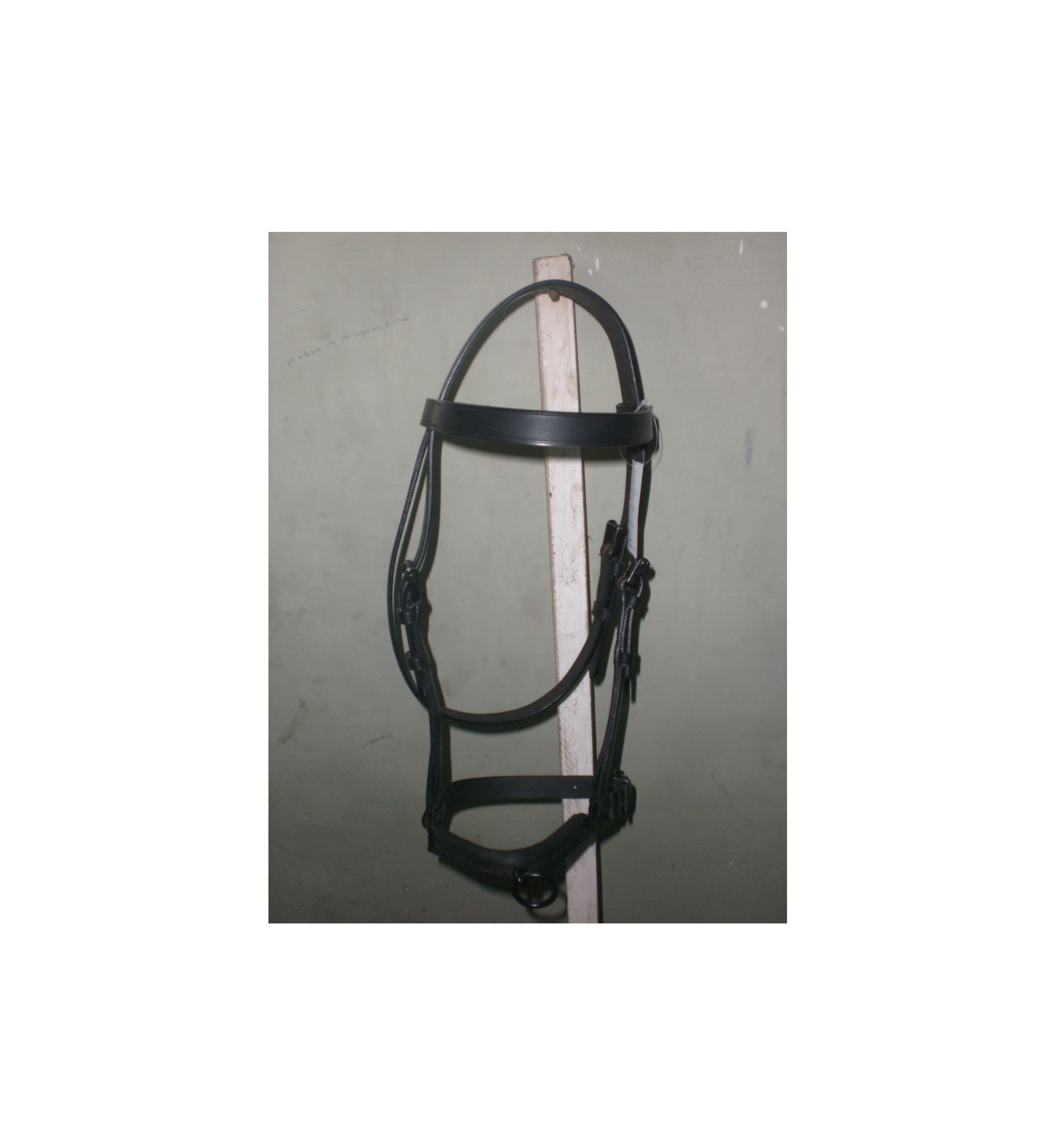 High quality leather horse Caveson bridle Horse Equestrian Genuine leather bridle with soft padded