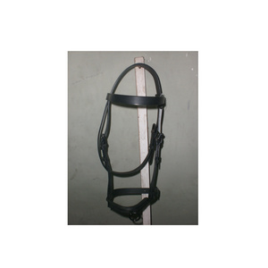 High quality leather horse Caveson bridle Horse Equestrian Genuine leather bridle with soft padded