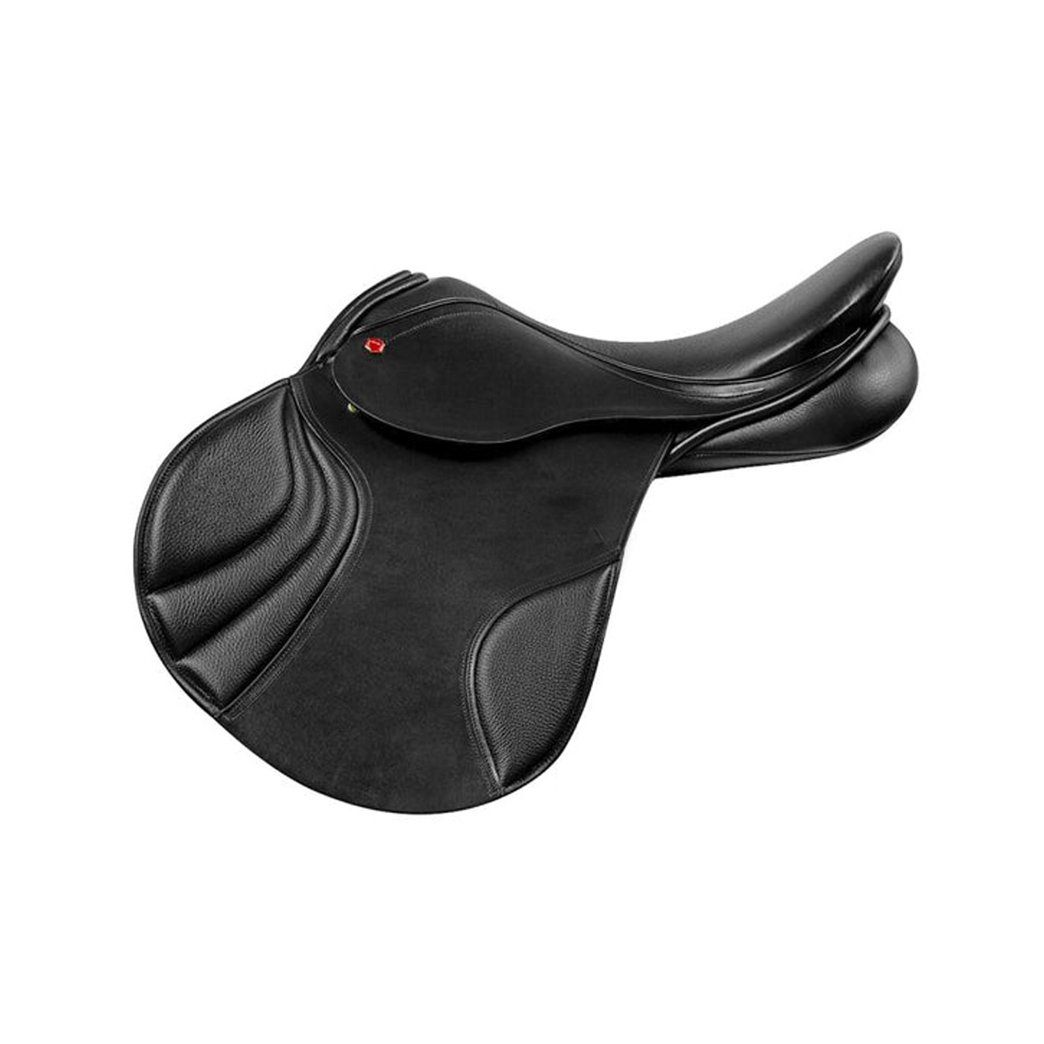 Genuine Leather All Purpose Black Jumping Horse Saddle for Horse Racing Accessories Pure Leather Saddle