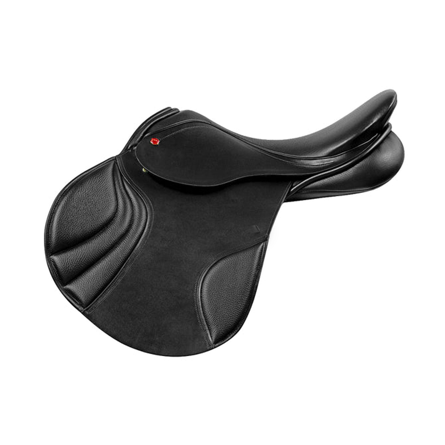 Genuine Leather All Purpose Black Jumping Horse Saddle for Horse Racing Accessories Pure Leather Saddle