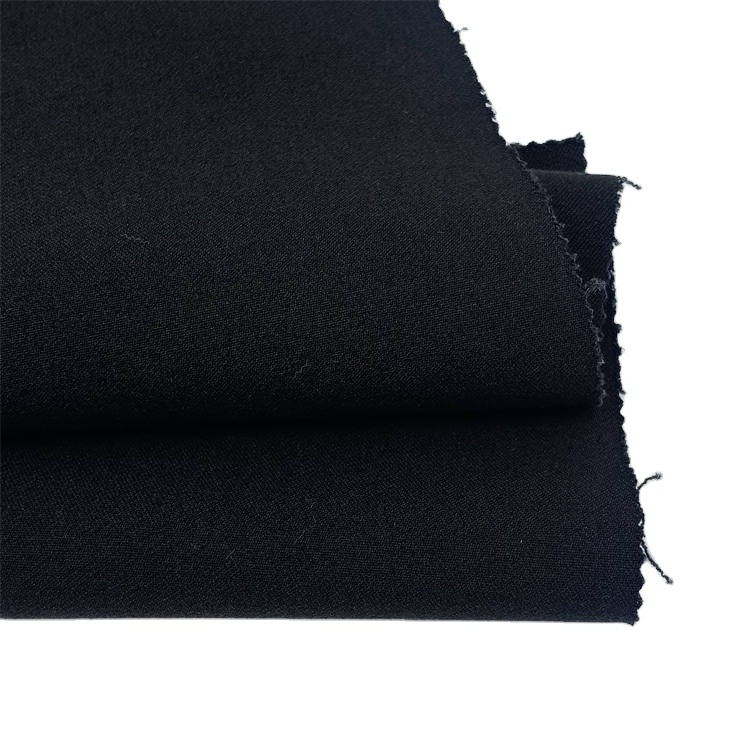 Cotton Rayon rib micro elastic fabric  4-way elastic spandex used in sports pants fabric