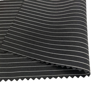 80%polyester 20%viscose TR Shirt Fabric woven polyester rayon tr stripe pant fabric