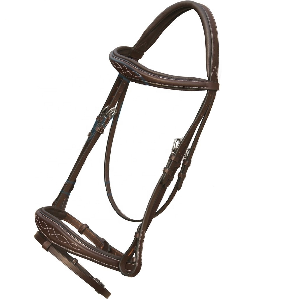 Adjustable Leather Horse Bridle Wholesale Genuine Leather Horse Bridle For Sale Factory Made Horse Bridle