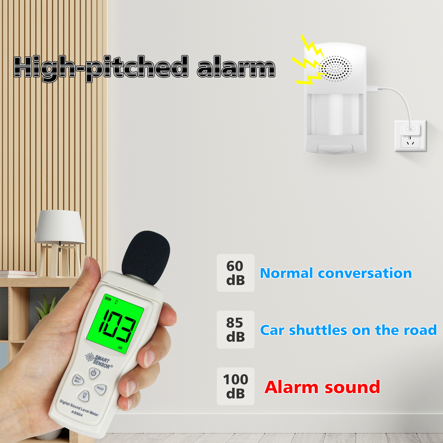 Hot Sale WiFi Infrared Intrusion Detection Alarm TUYA APP IR Motion Sensor Alarm