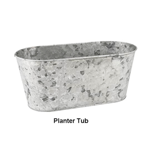 Kids Paint Plant and Grow Flower Kit DIY Craft For Spring Metal Planter Tub Galvanized Pot Decorative Gardening Gifts