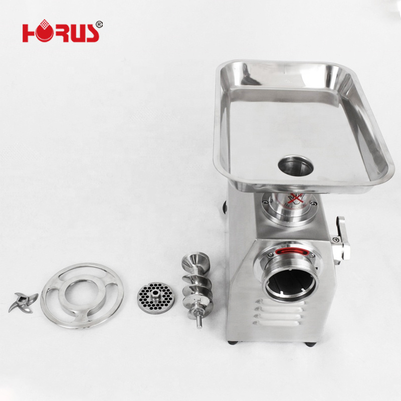 Horus hot sale electric industrial meat grinder parts stainless steel butcher grinder machine