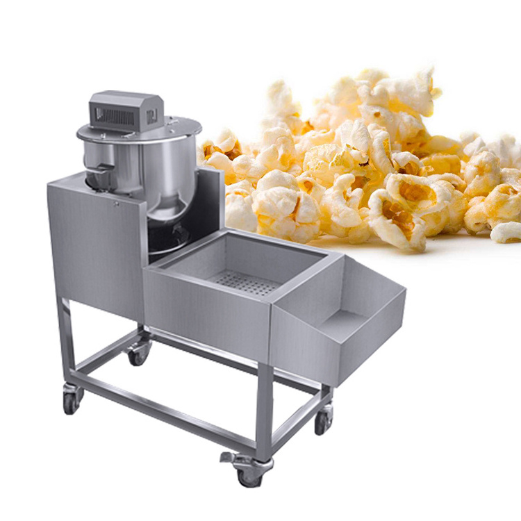 gas/electric industrial commercial sweet and salt caramel maize popcorn making machine price