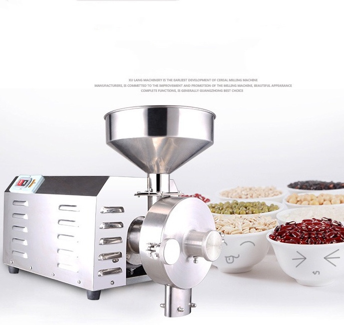 mini commercial grain hammer mill grinder wheat flour mill machine rice herb powder grinder coffee grinder