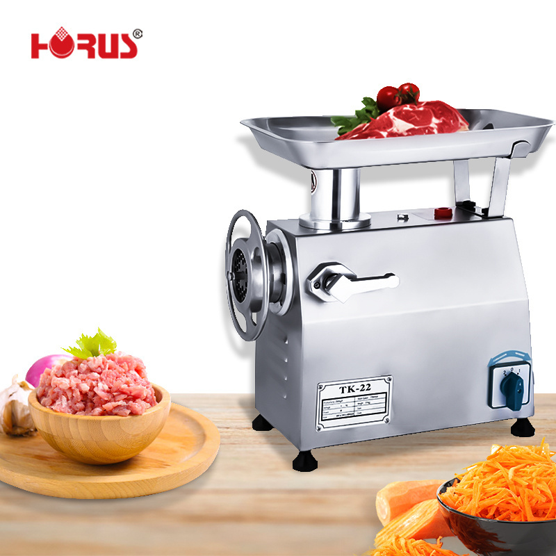 Horus hot sale electric industrial meat grinder parts stainless steel butcher grinder machine