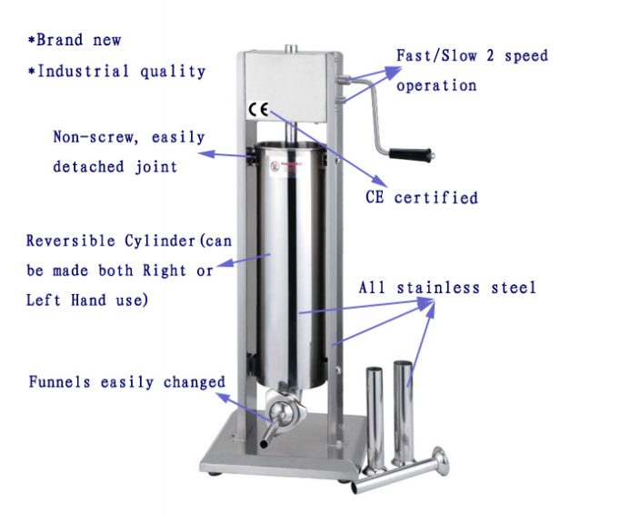 commercial sausage making machine/Sausage Stuffer manual/sausage maker