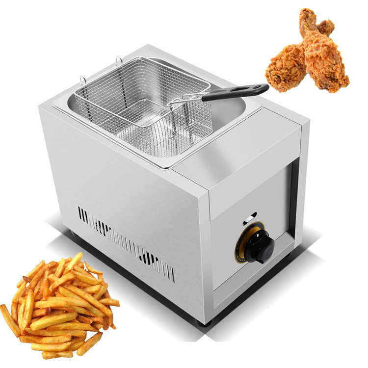 Horus heavy duty gas powered powerful deep fryers for commercial