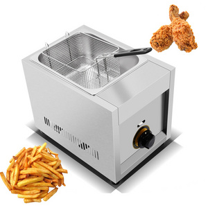 Horus heavy duty gas powered powerful deep fryers for commercial