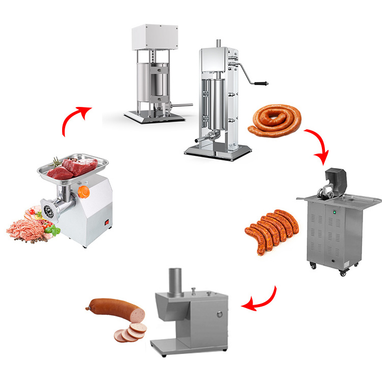 Processing machinery sausage stuffing maker Salami Wurst machine making equipment production line