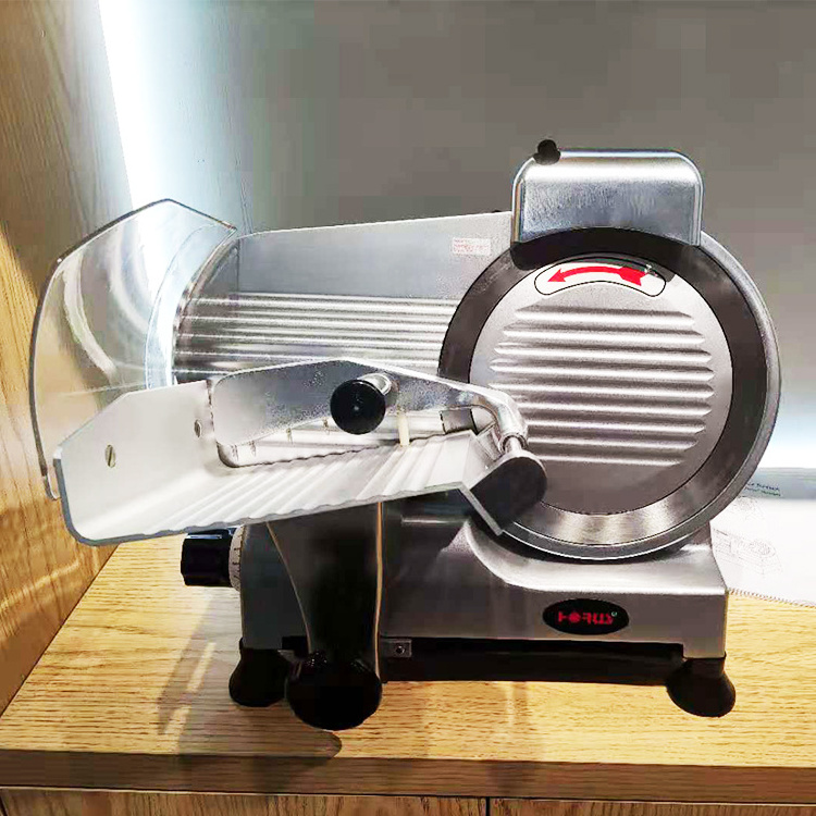 Horus durable bbq 250mm horizontal fresh thin blade meat slicer