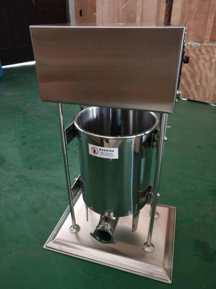 10 liters mini commercial electric sausage stuffer saucisse machine automatic sausage filler 15l sausage cutter