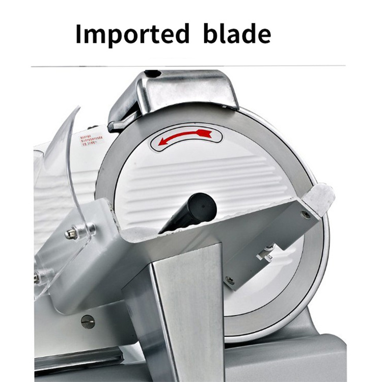 Horus durable bbq 250mm horizontal fresh thin blade meat slicer