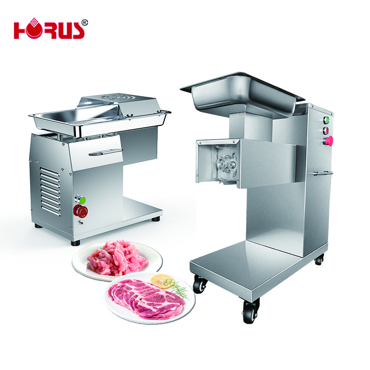 Horus 80 90 Stainless Steel Fresh Meat Cutter Slicer Meat Cutting Machine Fully Automatic Electric Commercial Meat Slicer