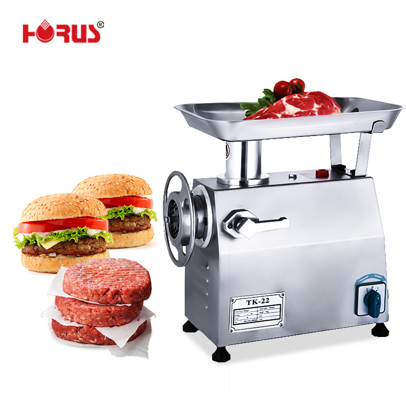 Horus hot sale electric industrial meat grinder parts stainless steel butcher grinder machine