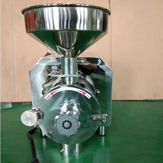 2.2KW High Efficiency Table Commercial Flour Mill  Grains Grinder Stainless Steel  Mini Spice Grinding