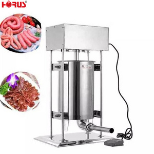 10L 15L 25L 30l electric automatic sausage meat stuffer machine with stuffing 4 S.S tubes free spare parts