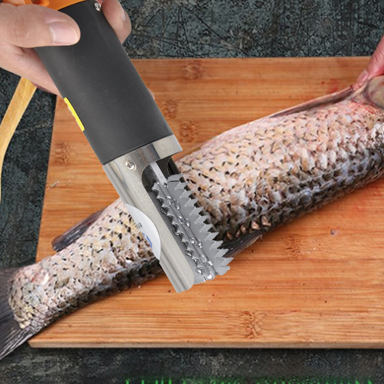 Handheld electrical fish skin brush fast scaler scraping scales machine