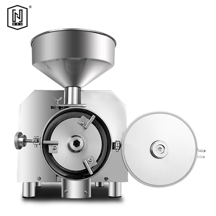 2.2KW High Efficiency Table Commercial Flour Mill  Grains Grinder Stainless Steel  Mini Spice Grinding