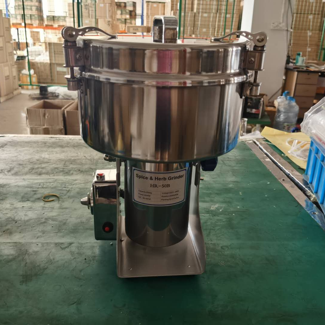 Multi-function dry grinder for small grains mill Commercial powder grinding machine 2500g