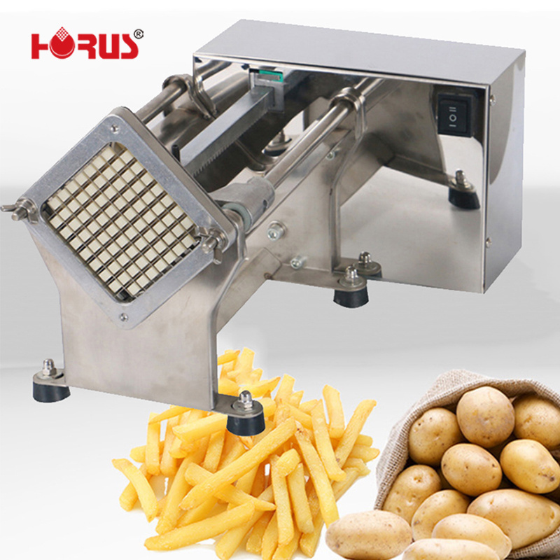 Horus HR-658 Electric French Fries Cutting Machine Stainless Steel automatic Potato French Fry Cutter For Sale