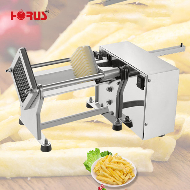 Horus HR-658 Electric French Fries Cutting Machine Stainless Steel automatic Potato French Fry Cutter For Sale