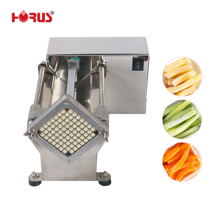 Horus HR-658 Electric French Fries Cutting Machine Stainless Steel automatic Potato French Fry Cutter For Sale