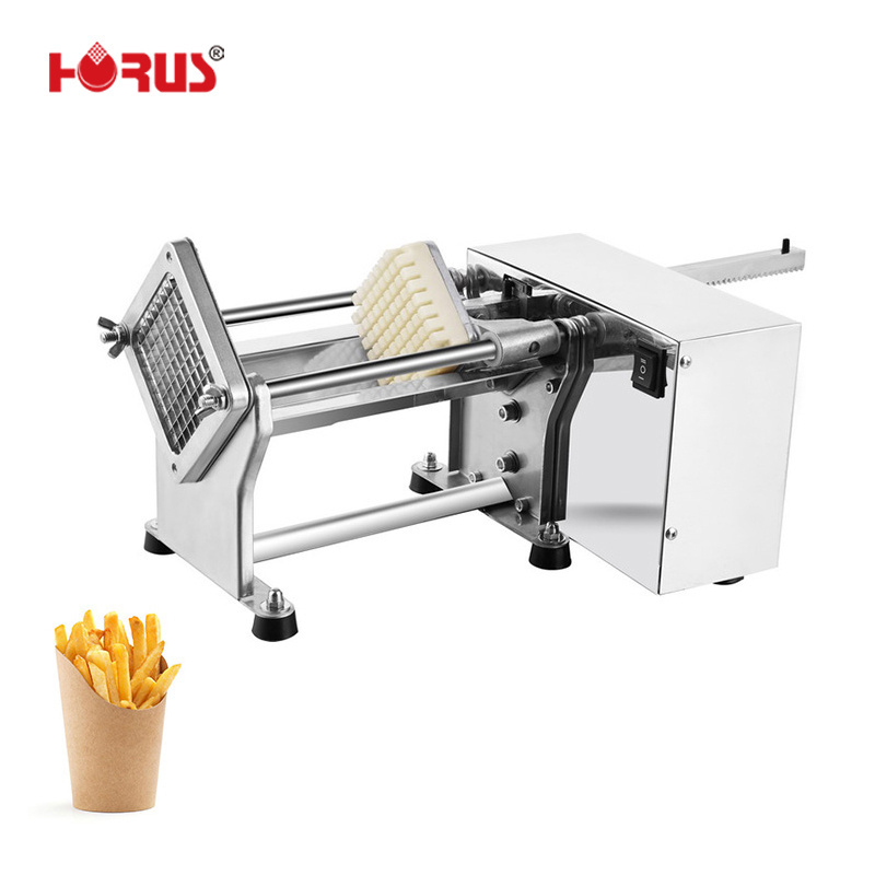 Horus HR-658 Electric French Fries Cutting Machine Stainless Steel automatic Potato French Fry Cutter For Sale