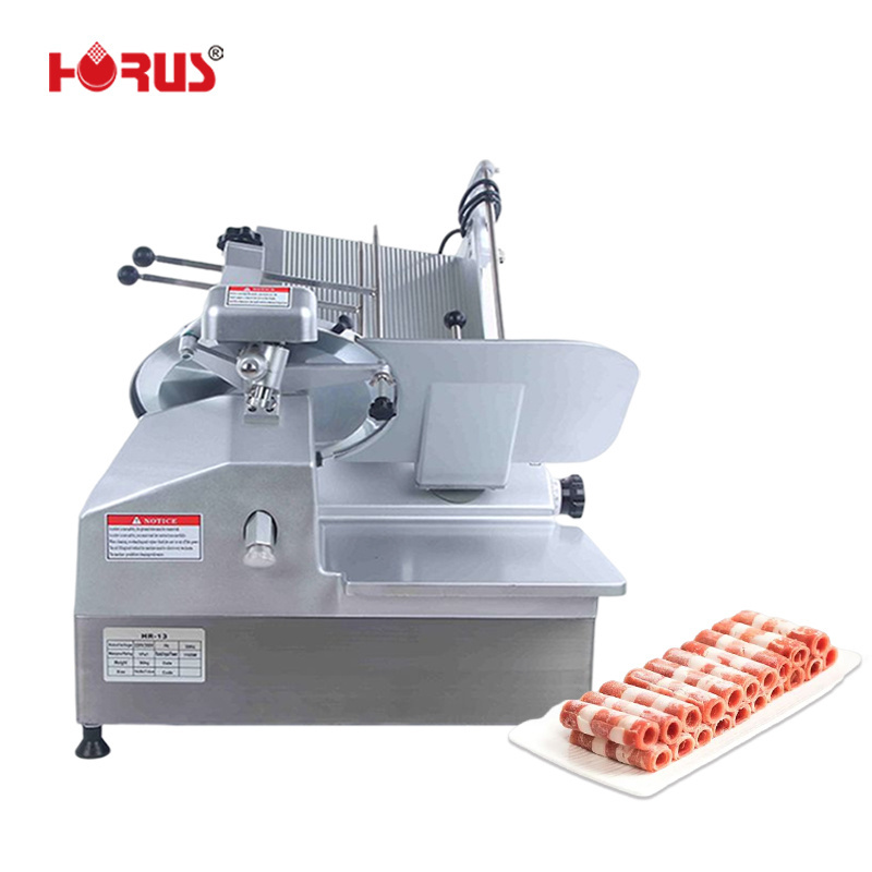 HR-13 Professional Meat Slicer Double Motor Electric Food Meat Slicers/Chicken Breast Slicer/Beef Slice Machine