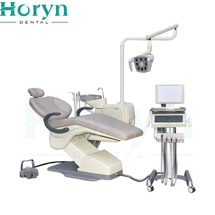 Adjustable Portable Integral Best Patient Electric Dental Chair with Handpiece