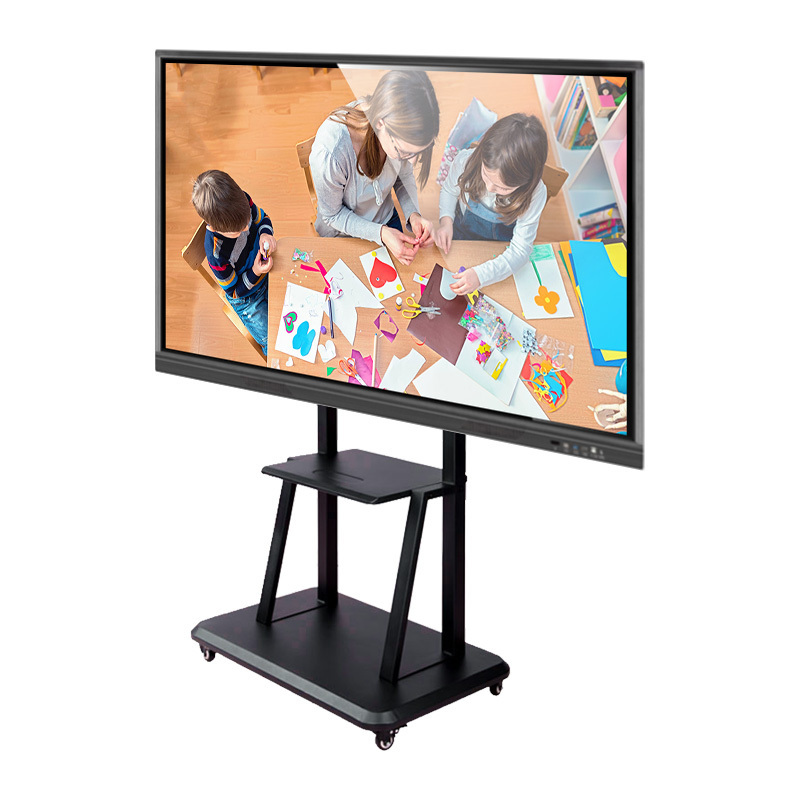 Education smart board interactive electronic whiteboard 55 65 75 86 98 100 inch big screen flat panel video conference