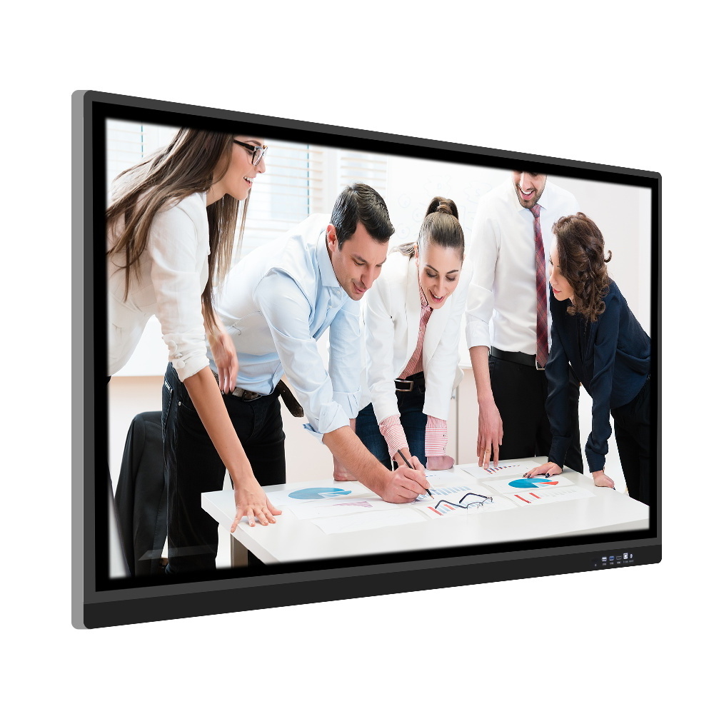 Education smart board interactive electronic whiteboard 55 65 75 86 98 100 inch big screen flat panel video conference