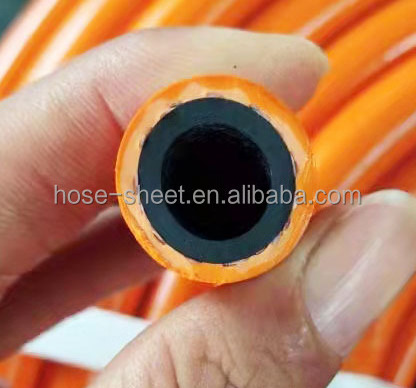 300 psi high quality 100 meter orange 1/2 inch lp gas rubber hose