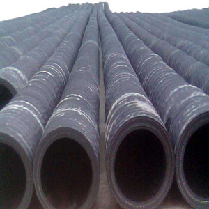 Low pressure black steel wire spiral anti static 150 psi rubber Cement Grouting Hose for fly ash or powder suction and discharge