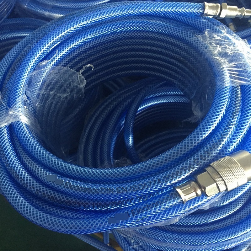 PVC 12 Bar 36 Bar  flexibleTransparent  Flexible  Pipe  clear reinforced braided hoses