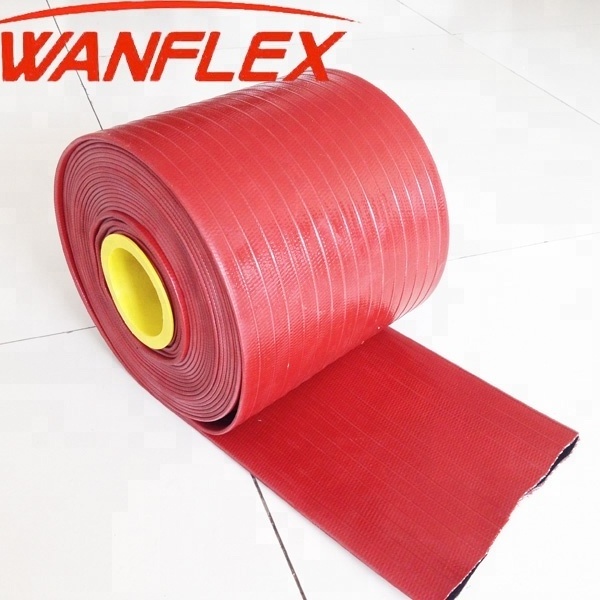 4 inch high pressure 200m in roll pvc drag layflat hose