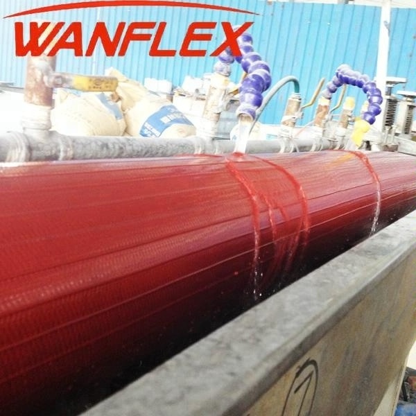 4 inch high pressure 200m in roll pvc drag layflat hose