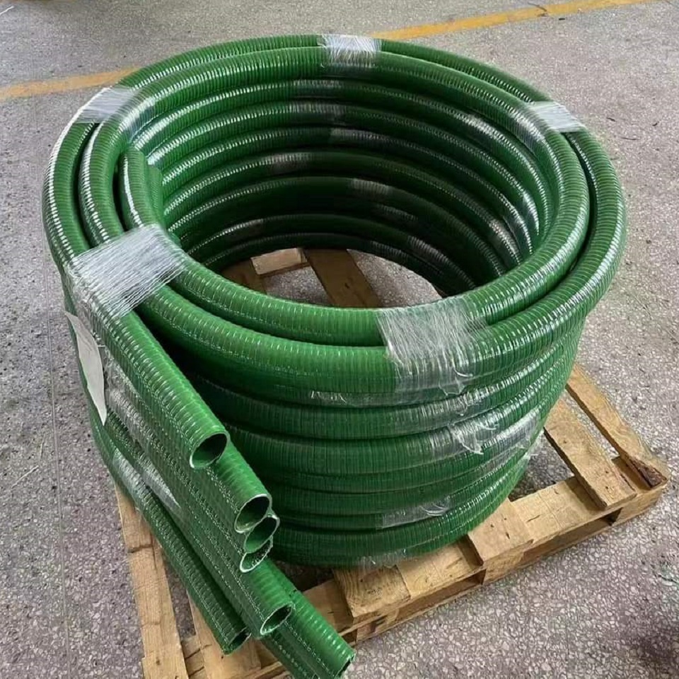 water supply 4 inch 3 inch Reinforced Vacuum PVC Suction Hose Discharge Spiral Tube