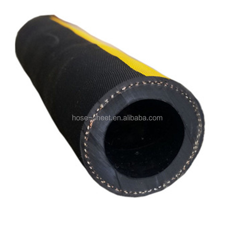 Flexible 10 Bar Sand Blast Suction / Cement Grouting Pump Rubber Pipe Sandblast Hose