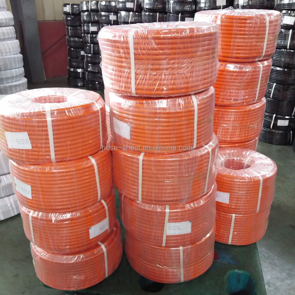 300 psi high quality 100 meter orange 1/2 inch lp gas rubber hose