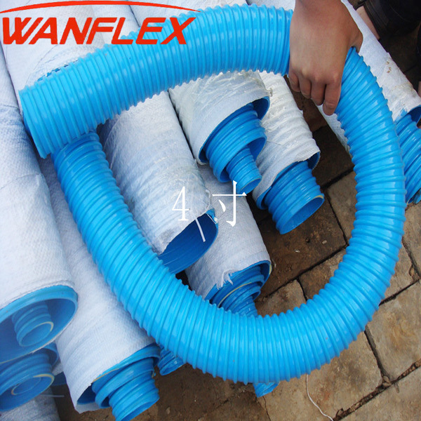 Non-transparent 4 inch flexible pvc suction hose pipe